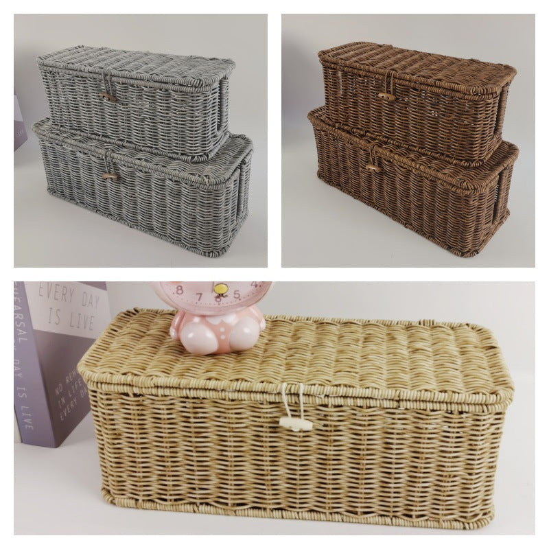 Handcrafted Wicker Storage Bins Stornfield