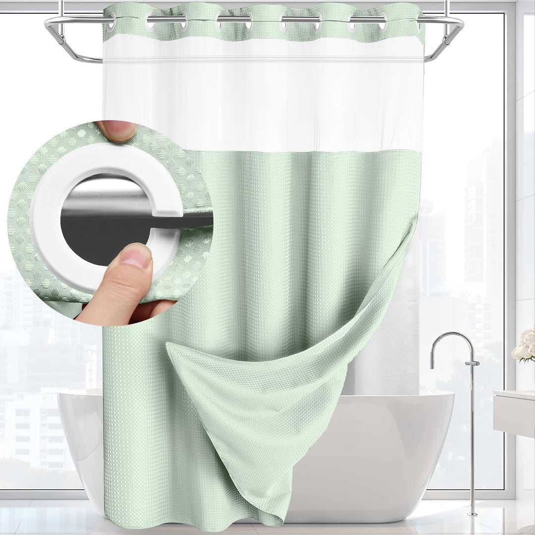 Textured Weave Shower Curtain Stornfield