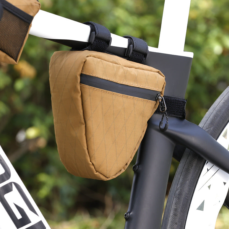 compact ripstop travel organizer pouch with dual-zip compartments and side carry loop Stornfield