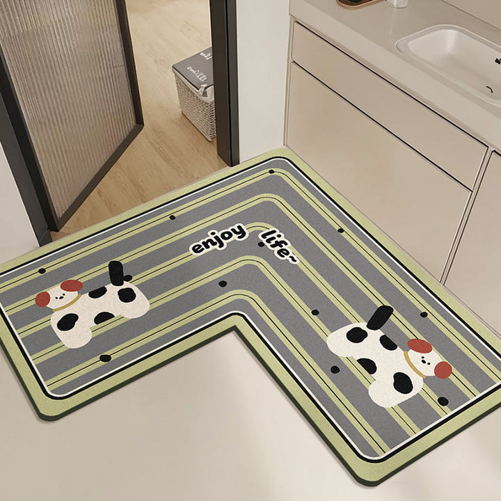 Panda-Themed Decorative Bath Mat