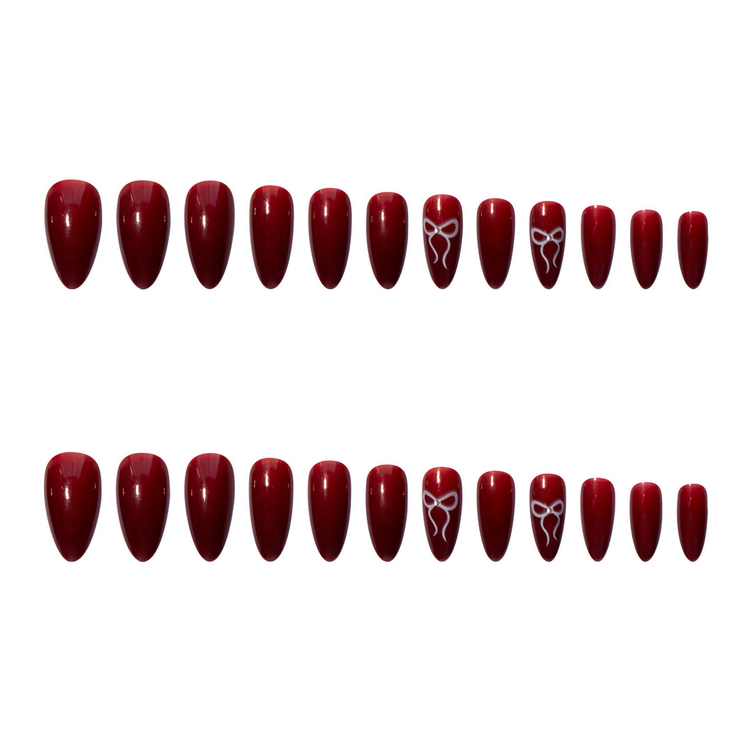 Acrylic nail set with elegant arch design Stornfield
