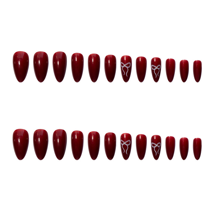 Acrylic nail set with elegant arch design Stornfield