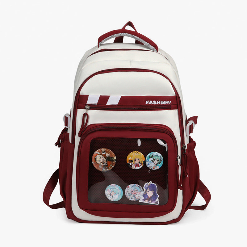 Stylish Graphic Patch Backpack Stornfield
