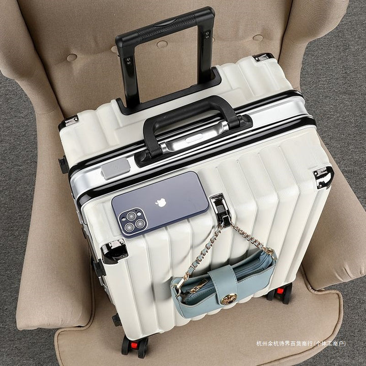 Hard Shell Trolley With Integrated Usb Charging Port And Multifunctional Storage Stornfield