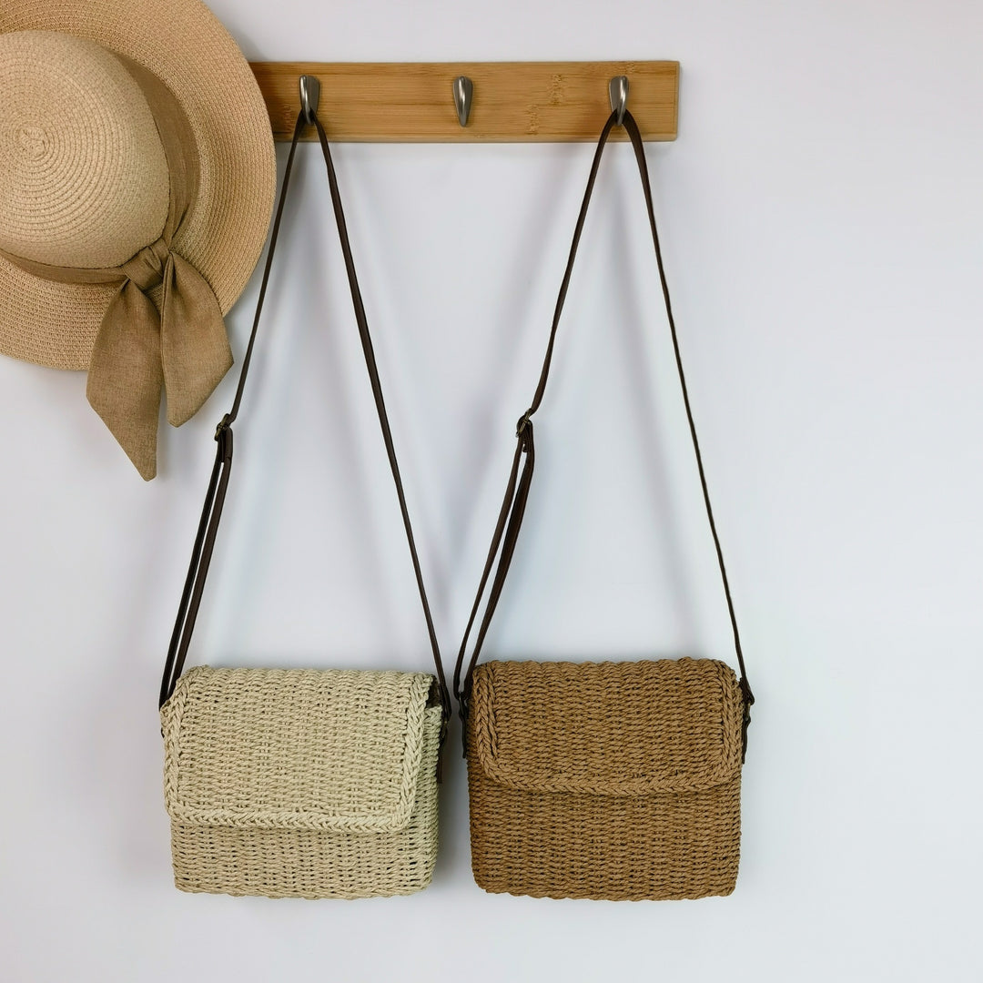 Stylish Rattan Shoulder Bag Stornfield