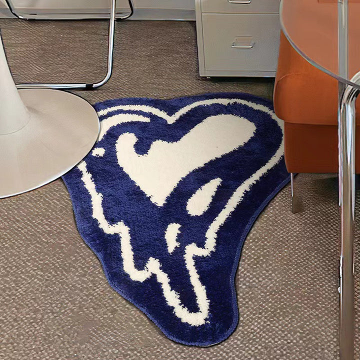 Elephant Theme Plush Rug