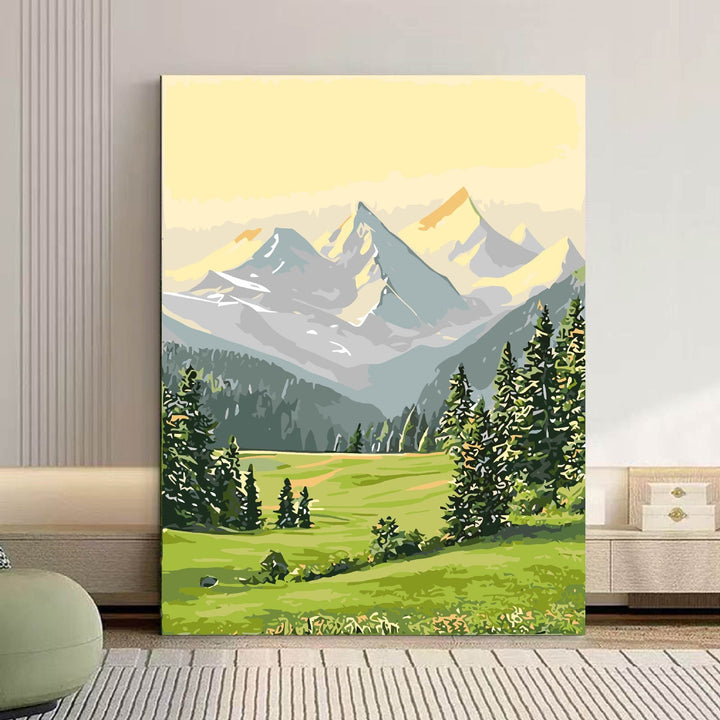 Scenic Mountain Landscape Canvas Art Stornfield 1785768018