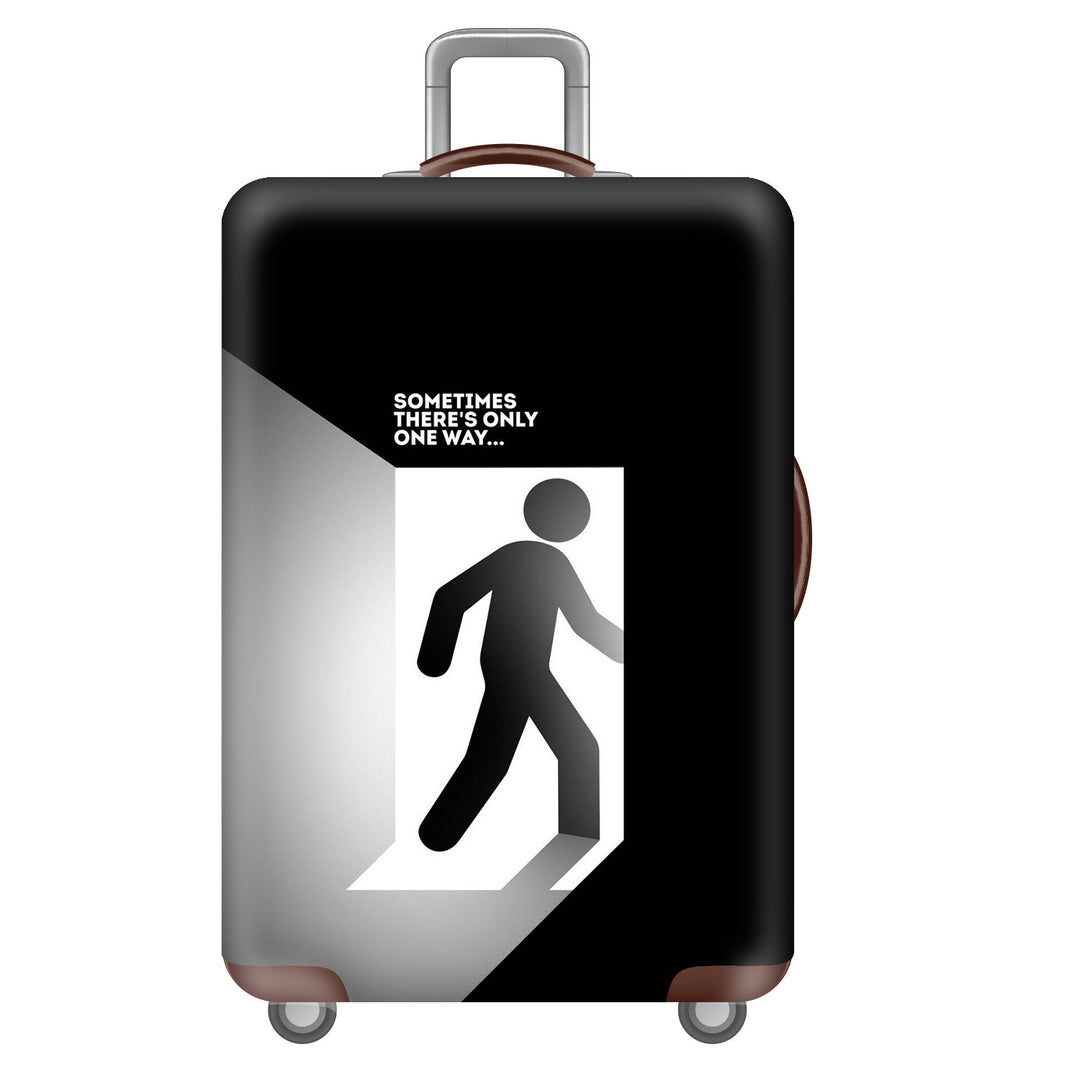 Unisex Hard-shell Suitcase with Impressive Futuristic City Design Stornfield