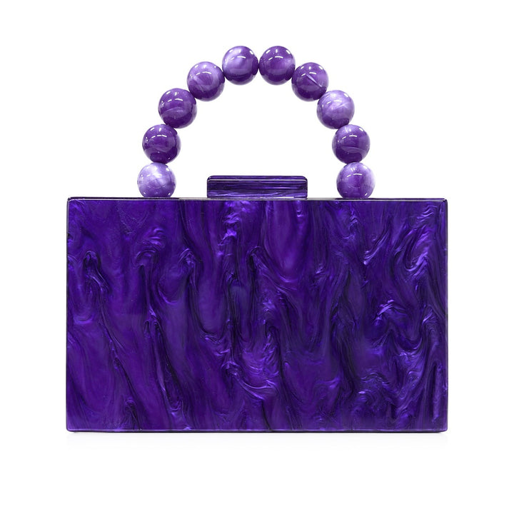 Elegant Acrylic Structured Handbag