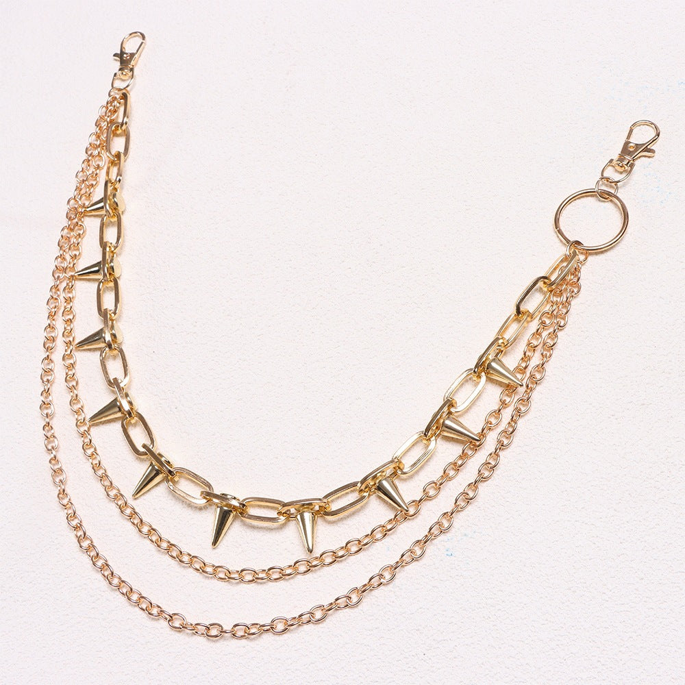 Fashionable chain belt with stud accents Stornfield