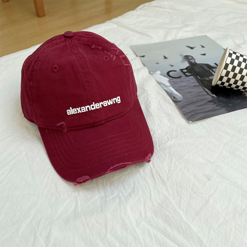 Unisex Distressed Cotton Baseball Cap Stornfield