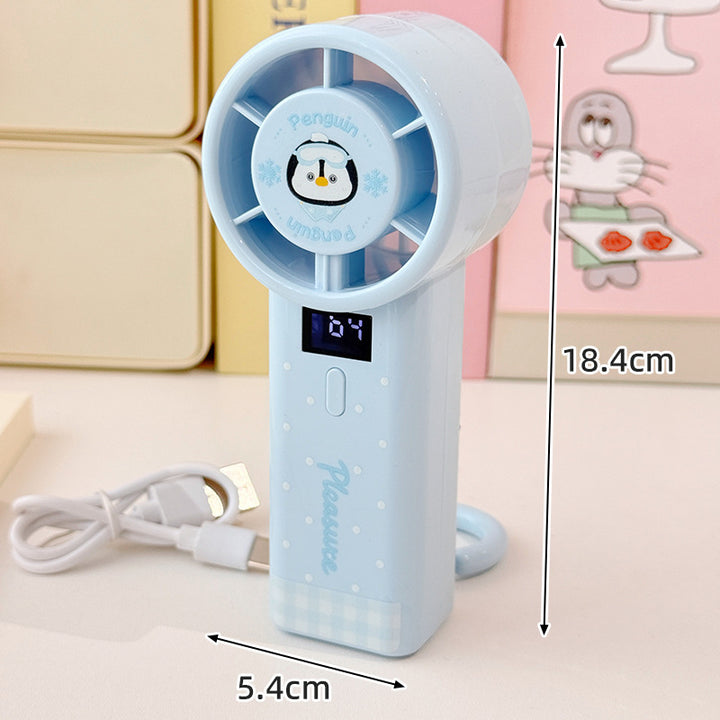 Penguin-Themed Handheld Fan Stornfield