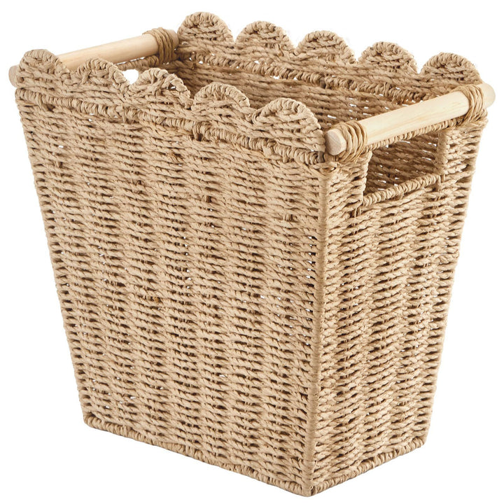 Decorative storage basket with wave edge Stornfield