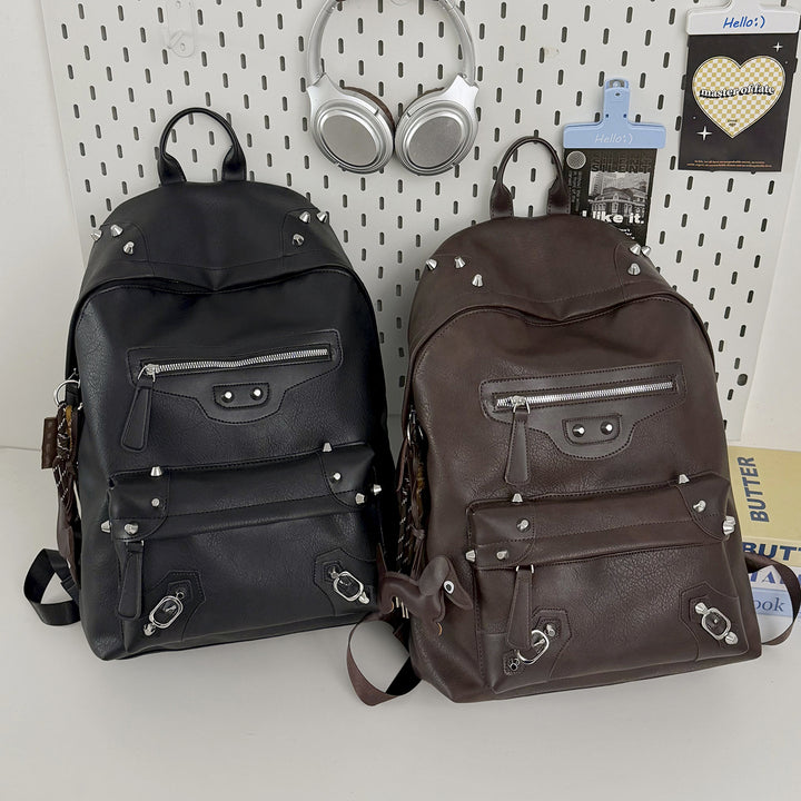 Stylish Casual Leather Backpack Stornfield