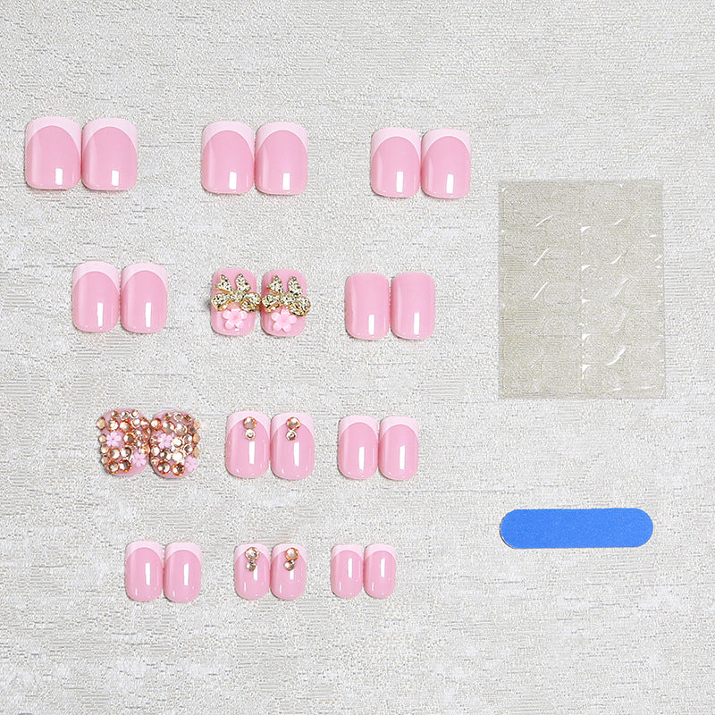 Elegant Artificial Nails with Luxurious Decorations Stornfield