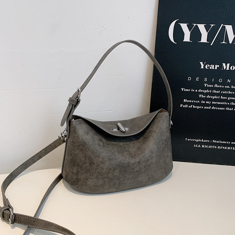 Elegant Soft-Suede Shoulder Bag Stornfield