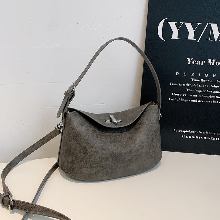 Elegant Soft-Suede Shoulder Bag Stornfield