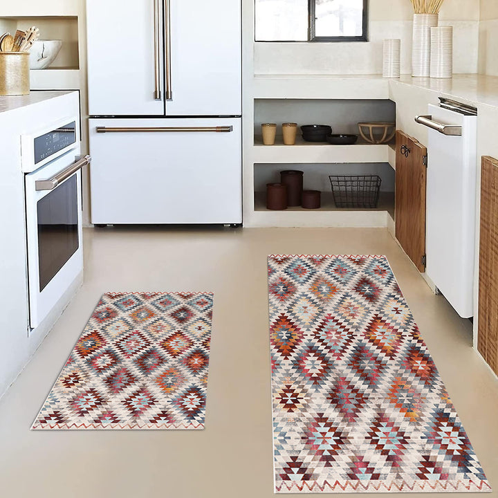 Vintage-Inspired Kitchen Mat Set Stornfield