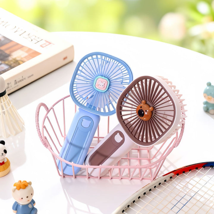 Women's Portable Handheld Fan with Ergonomic Design and USB Connection Stornfield