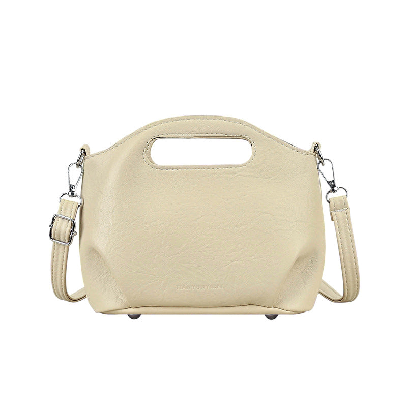 Stylish Faux Leather Mini Crossbody Bag