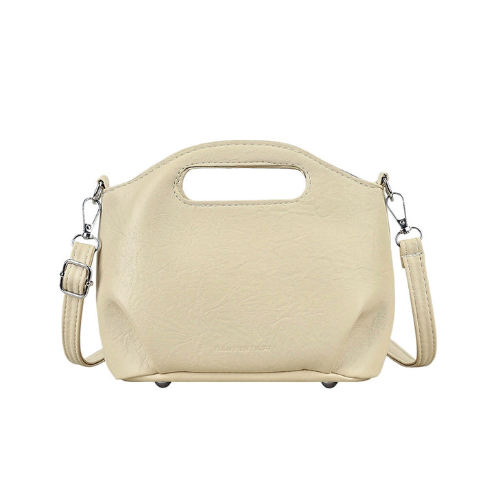 Stylish Faux Leather Mini Crossbody Bag