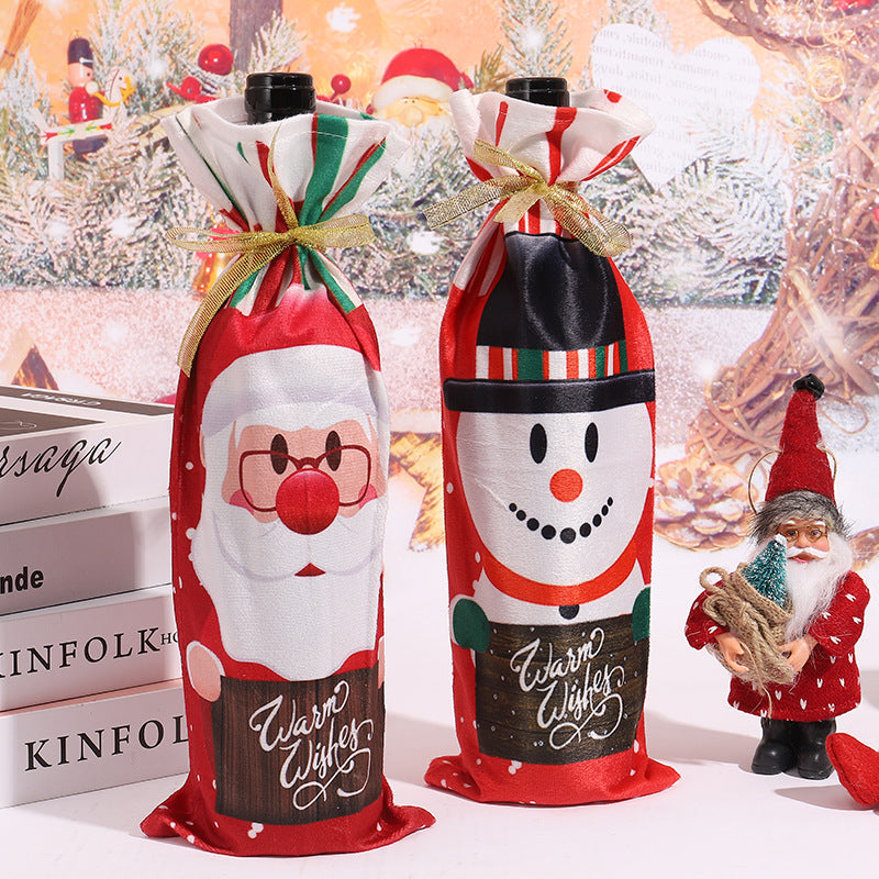 Christmas wine bottle cover Stornfield