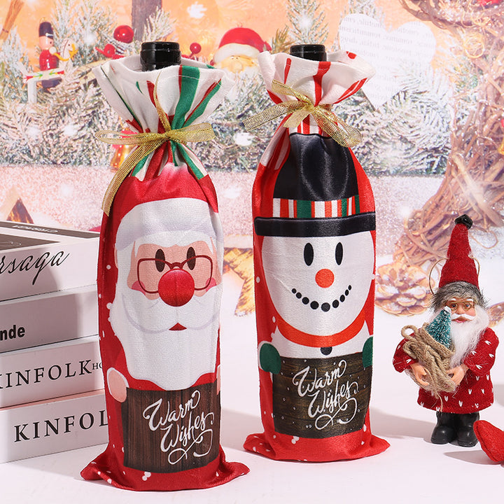 Christmas wine bottle cover Stornfield