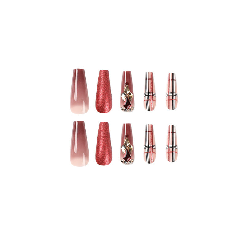 Glamorous stiletto nails with extravagant design and glitter accents Stornfield