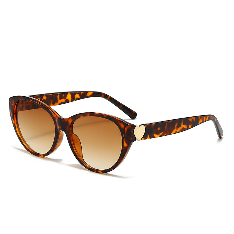 Women Cat-Eye Sunglasses with Heart Design Stornfield