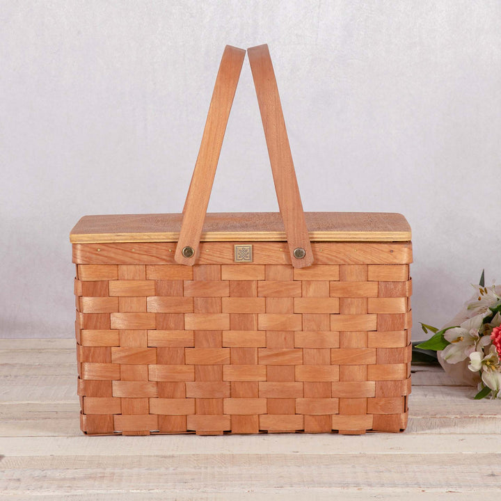 Ladies cooling basket with removable wooden lid Stornfield