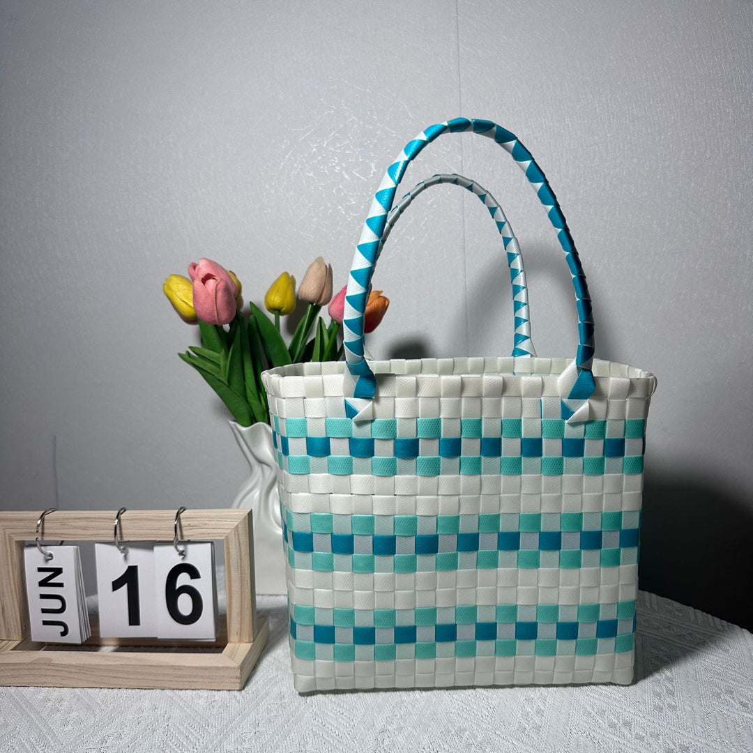 Braided handbag with sturdy handles Stornfield