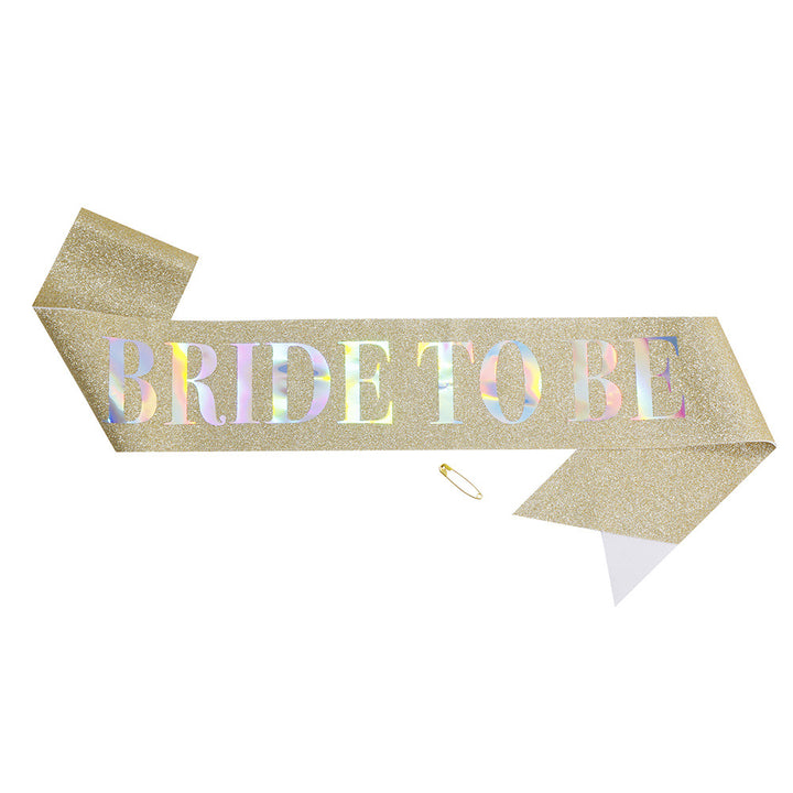 Ladies Glittering Bride Sash Stornfield
