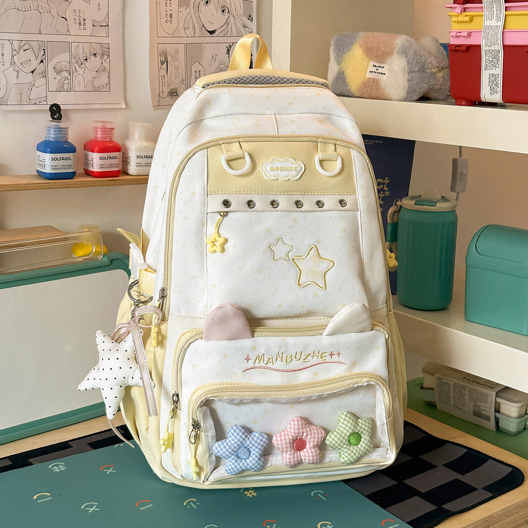Fun-Themed Plush Backpack Stornfield