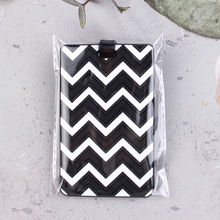 Stylish Chevron Pattern Luggage Tag Stornfield