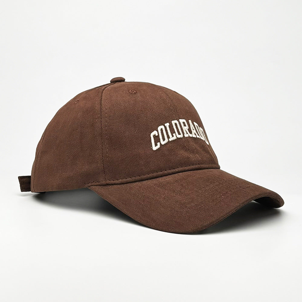 Women's fashionable cotton cap with embroidered lettering Stornfield
