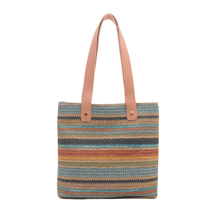 WoColorful Woven Tote Bag Stornfield