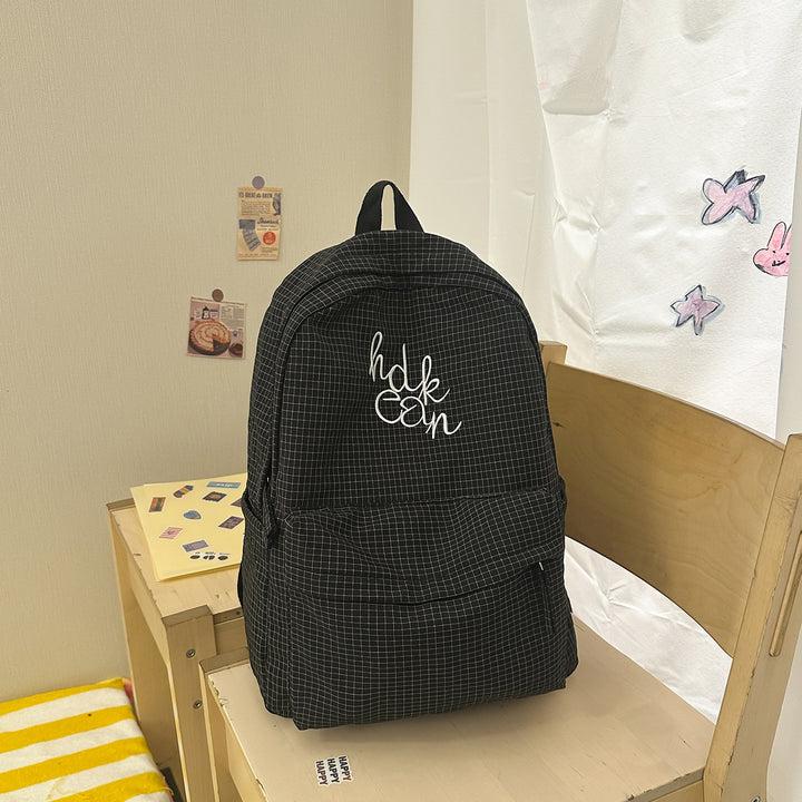 Casual Checked Patterned Backpack Stornfield