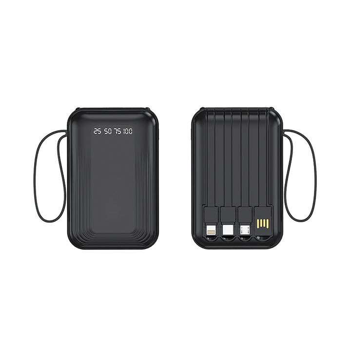 Multifunctional Power Bank with Integrated Cable System Stornfield