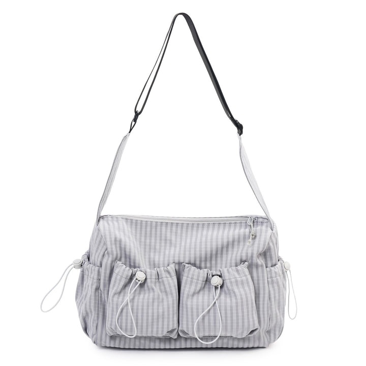 Multi-Pocket Utility Shoulder Bag