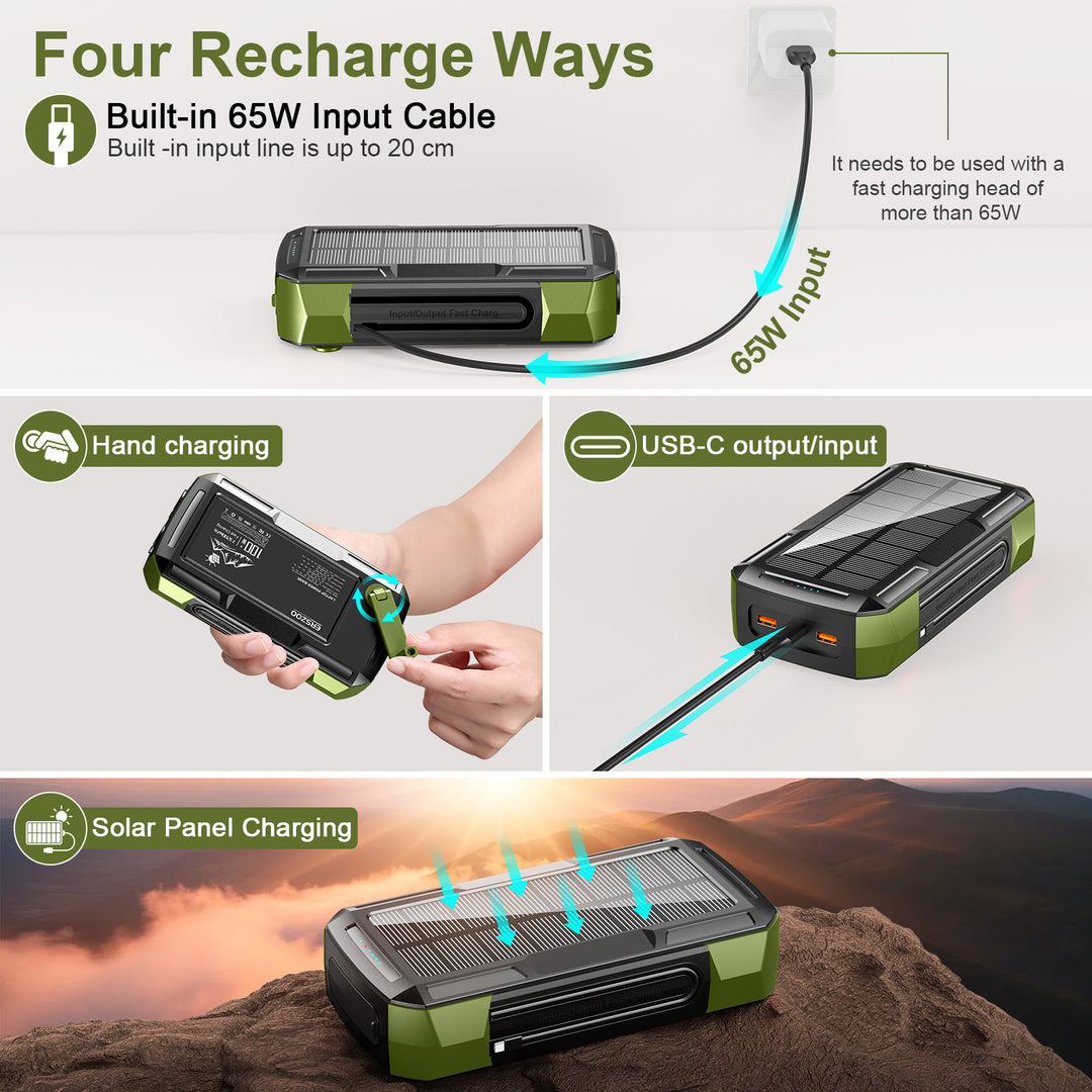 Portable Solar Power Bank Stornfield