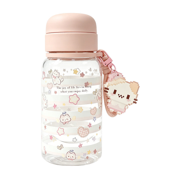 Ladies versatile drinking bottle with integrated keychain Stornfield