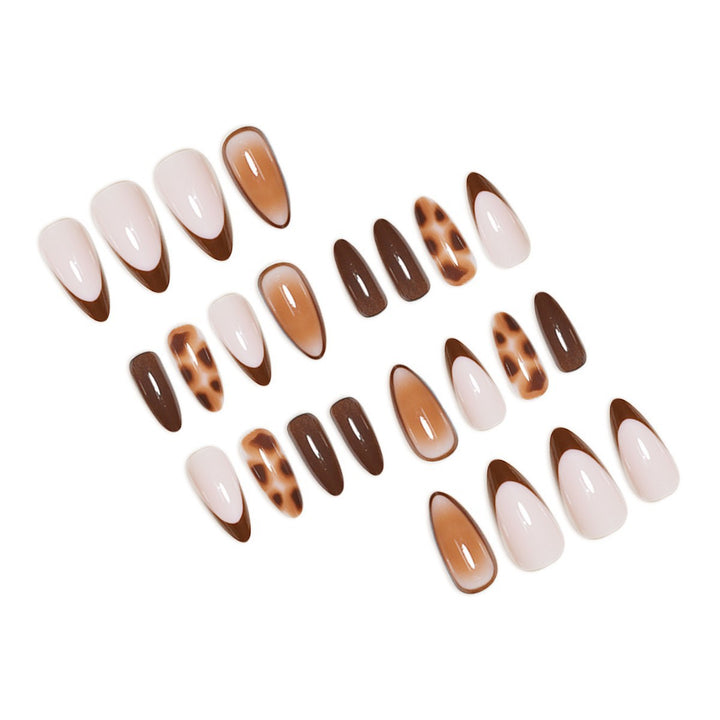 Artistic Stiletto Press-On Nail Set with Modern Design Stornfield