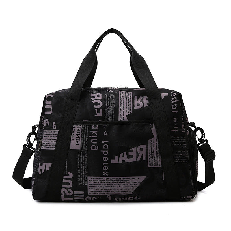 Sporty travel bag with playful elephant pattern Stornfield