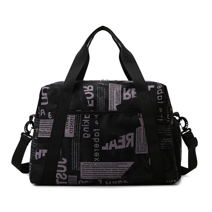 Sporty travel bag with playful elephant pattern Stornfield