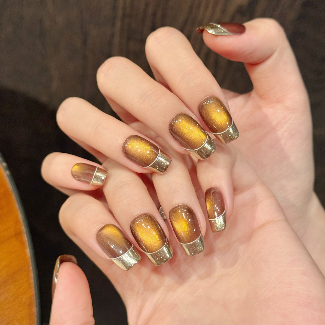 Glittery Ombre Press-On Nail Set