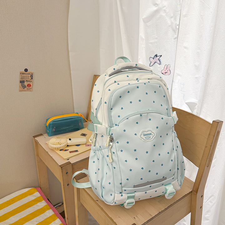 Star-Embellished Ergonomic Backpack Stornfield