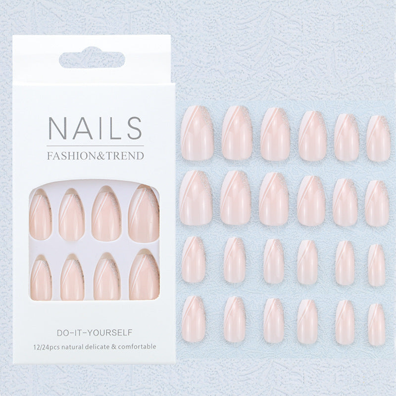 Artistic Graphic Press-On Nail Set Stornfield