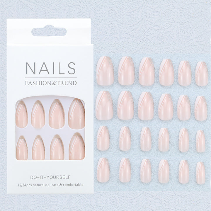 Artistic Graphic Press-On Nail Set Stornfield