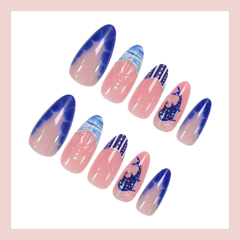 Nail art set with maritime motifs and modern designs Stornfield