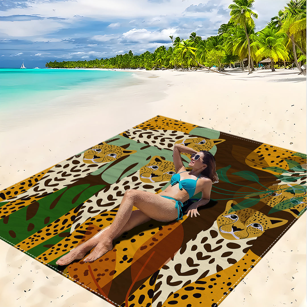 Mandala Design Beach Mat Stornfield